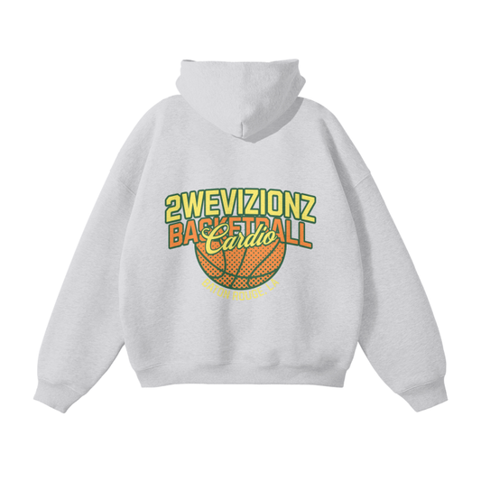 Unisex Oversized basketball Cardio Fleece Hoodie