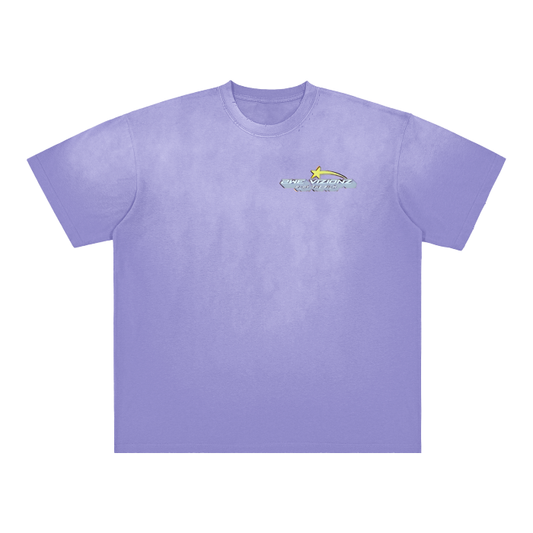 Purple and Gold Tiger Tee