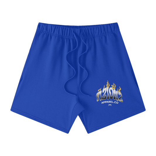 Unisex Summer Vizionz Shorts Blue