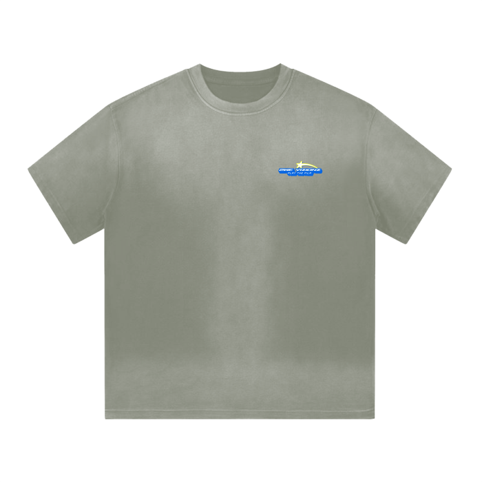 Signature “I” Monkey Washed Tee